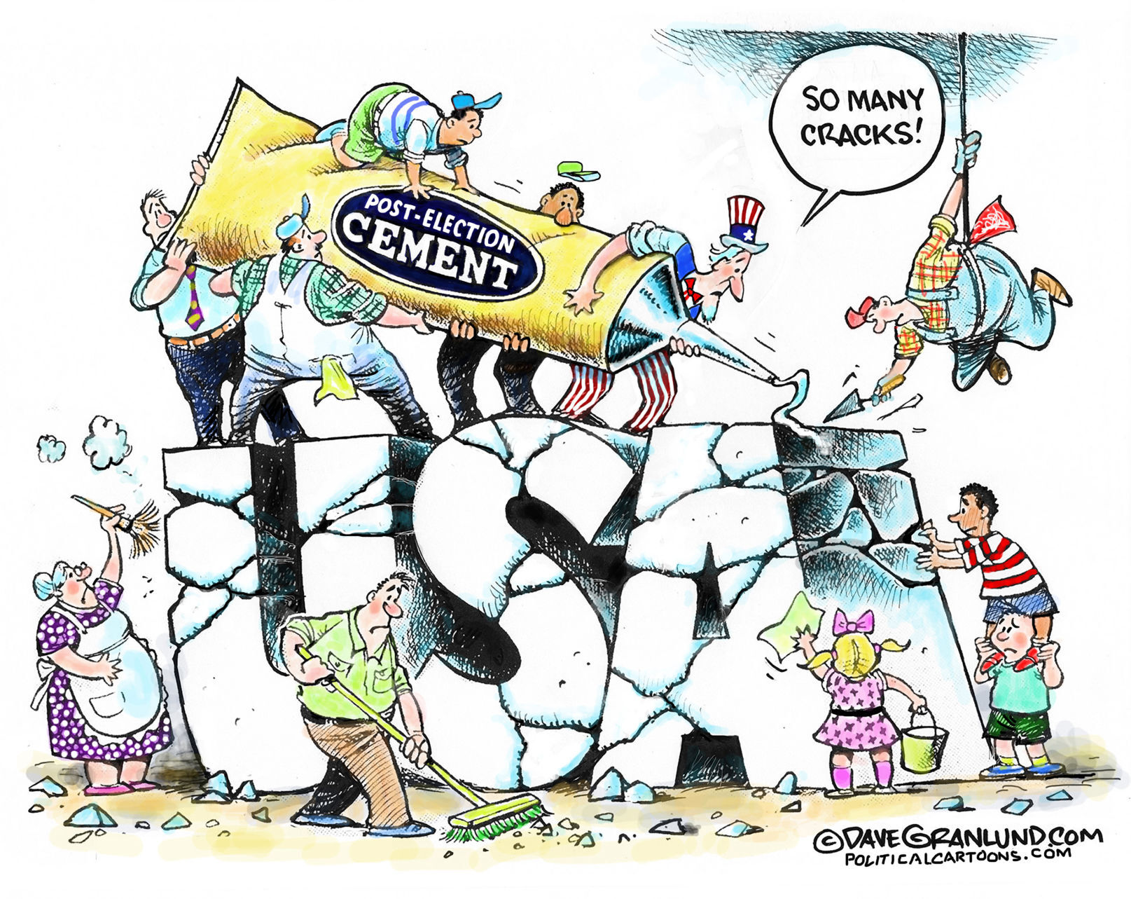 Post-election cracks